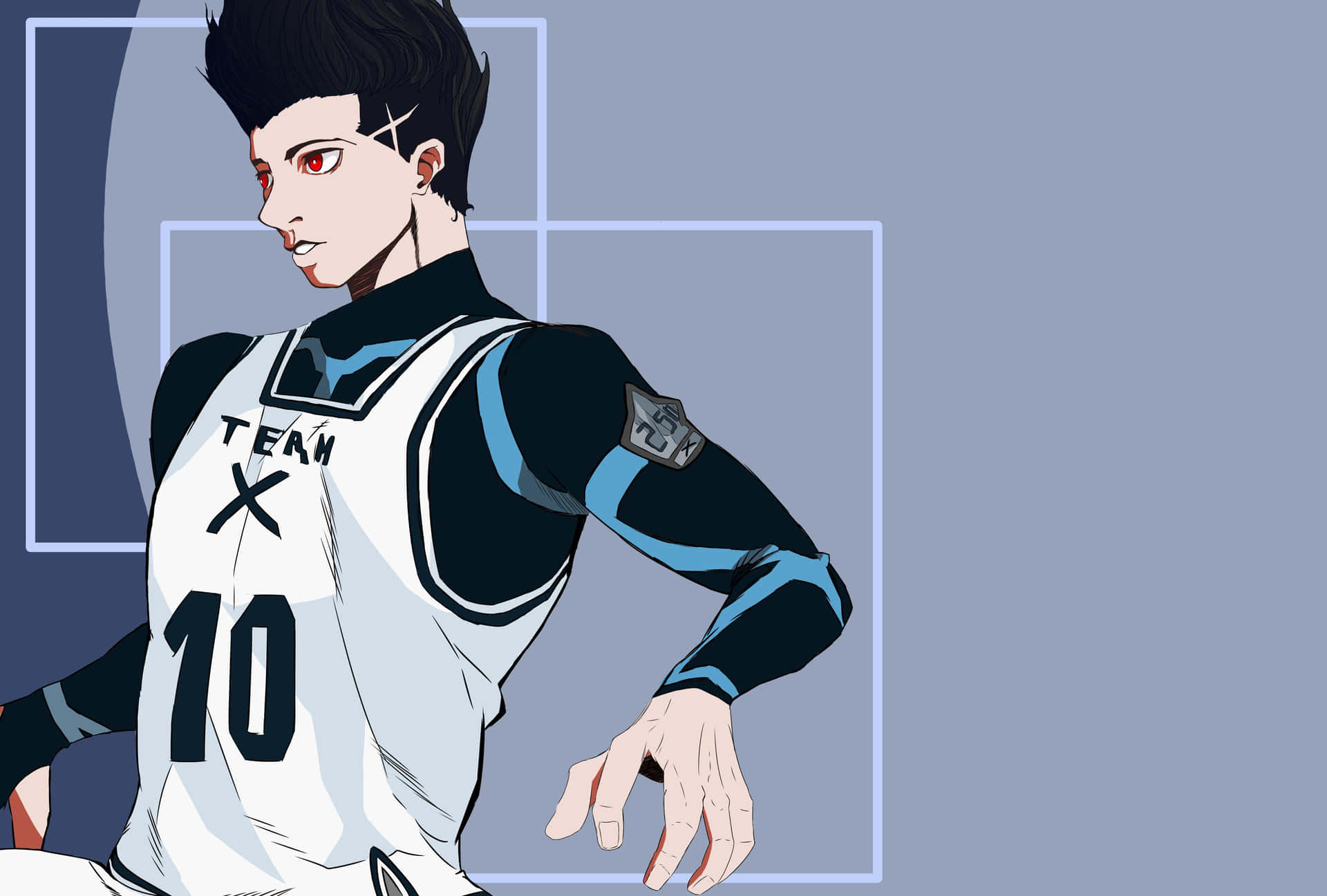 Blue Lock Team X Player10 Wallpaper