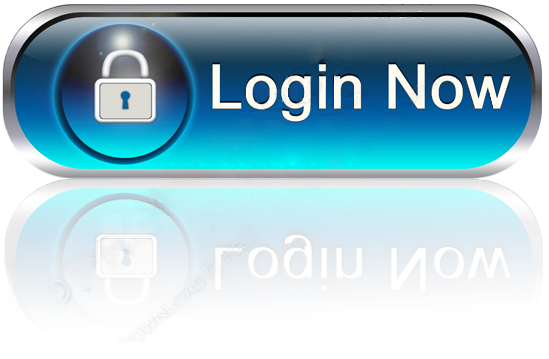 Blue Login Button Graphic PNG
