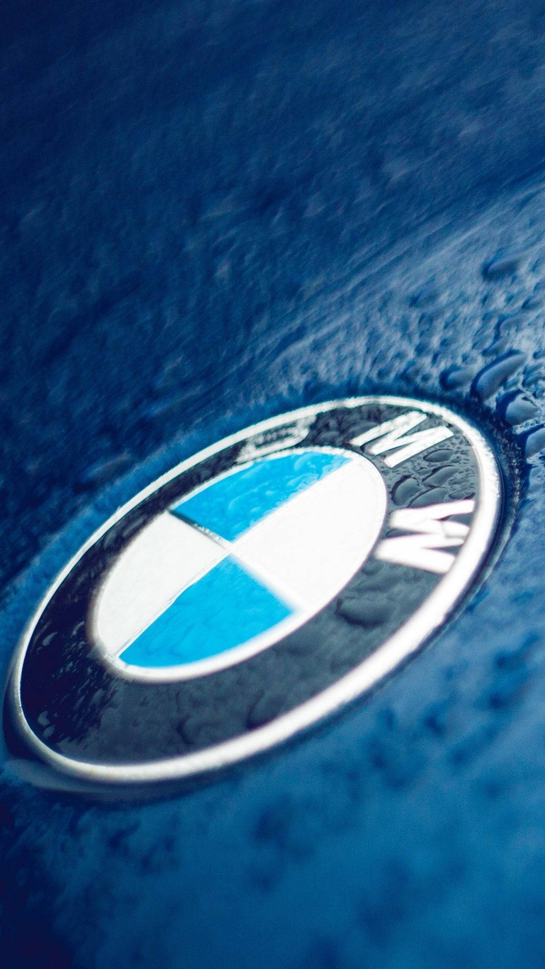 Blå Logo BMW iPhone X-Tapet Wallpaper