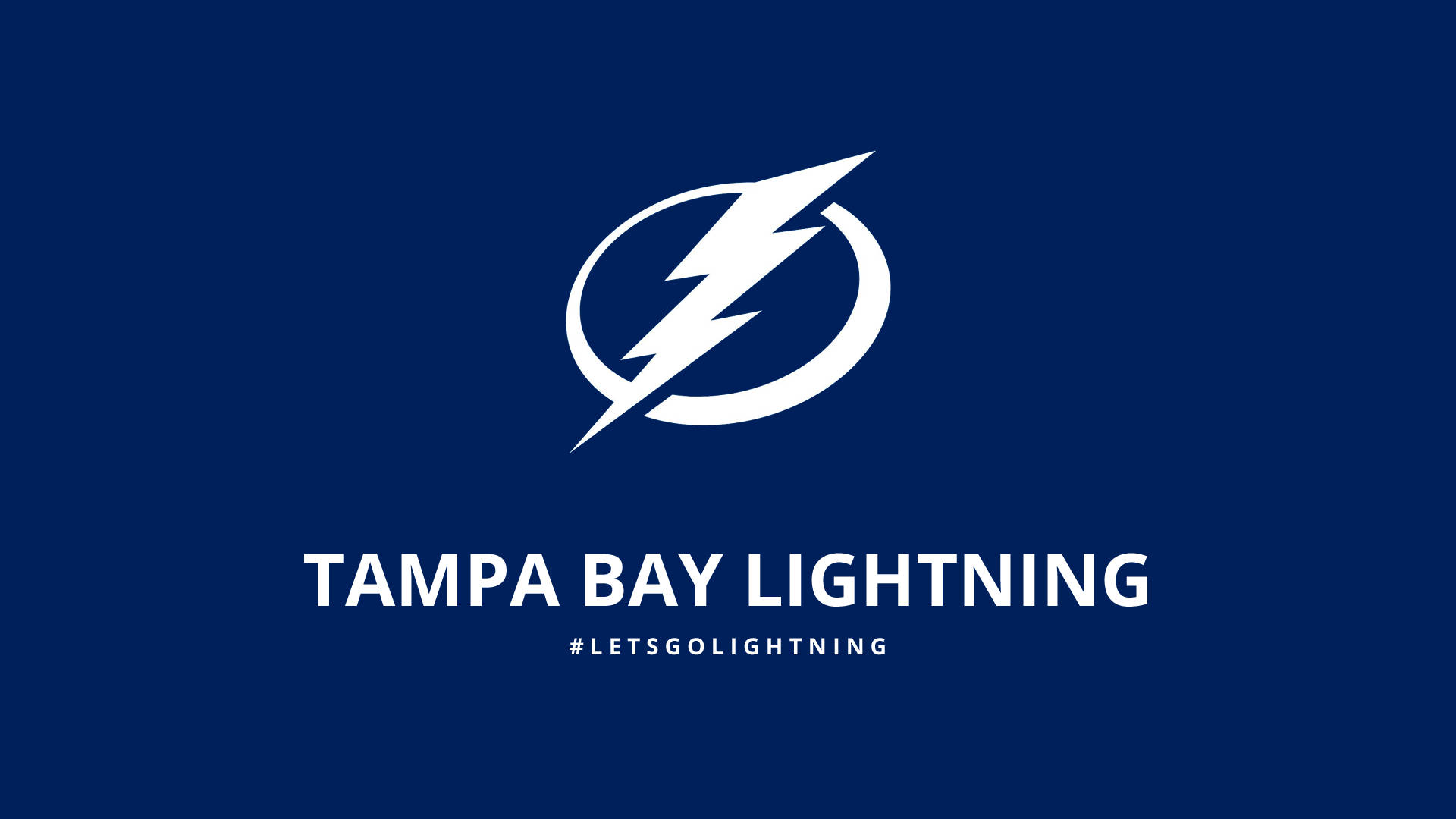 Blue Logo Tampa Bay Lightning Wallpaper