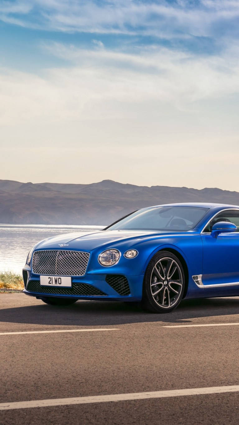 Blue Luxury Bentley Iphone Wallpaper