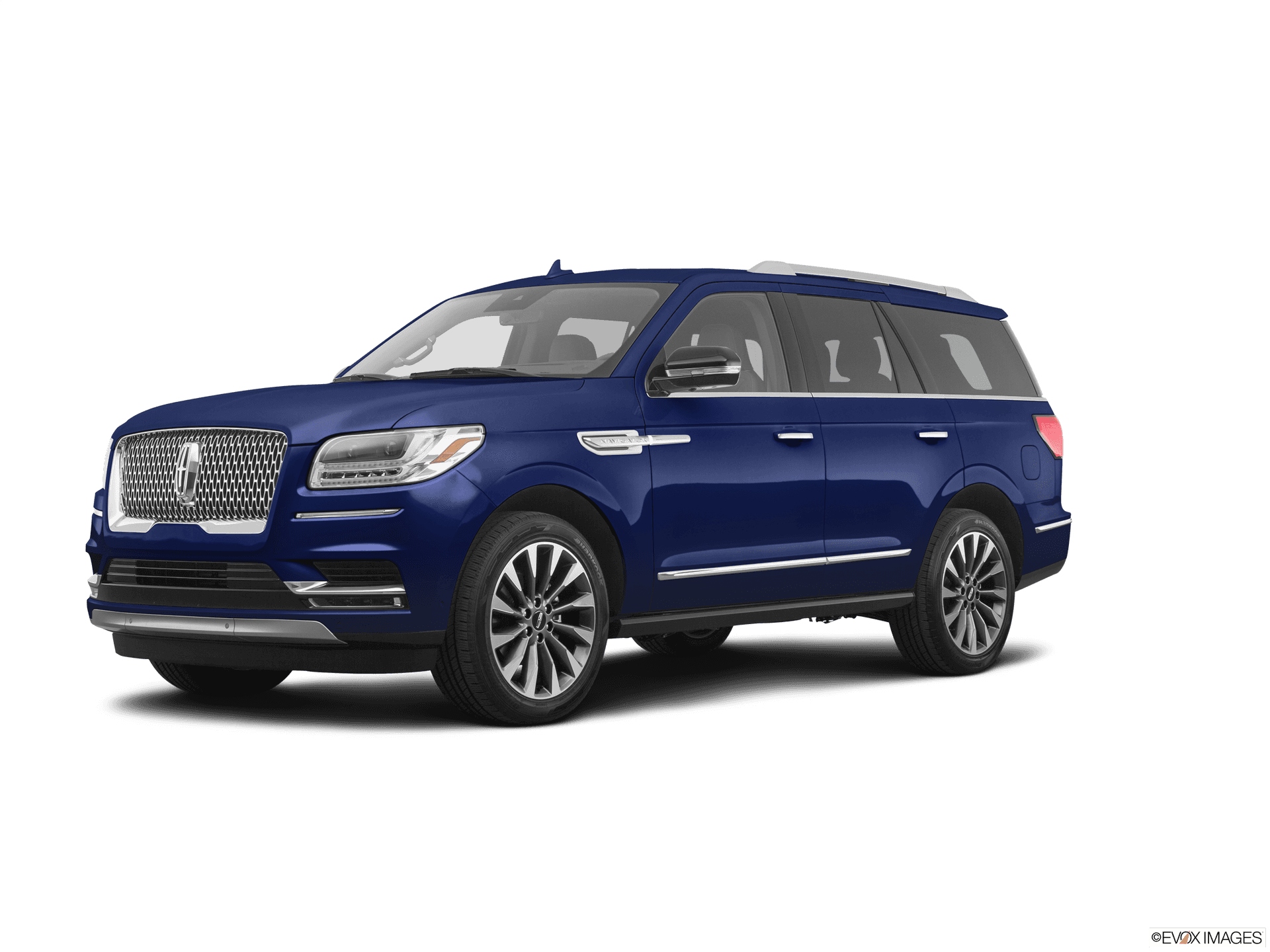 Blue Luxury S U V Side View PNG