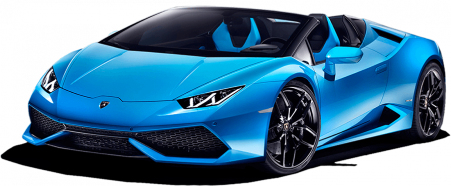 Blue Luxury Sports Car Convertible PNG