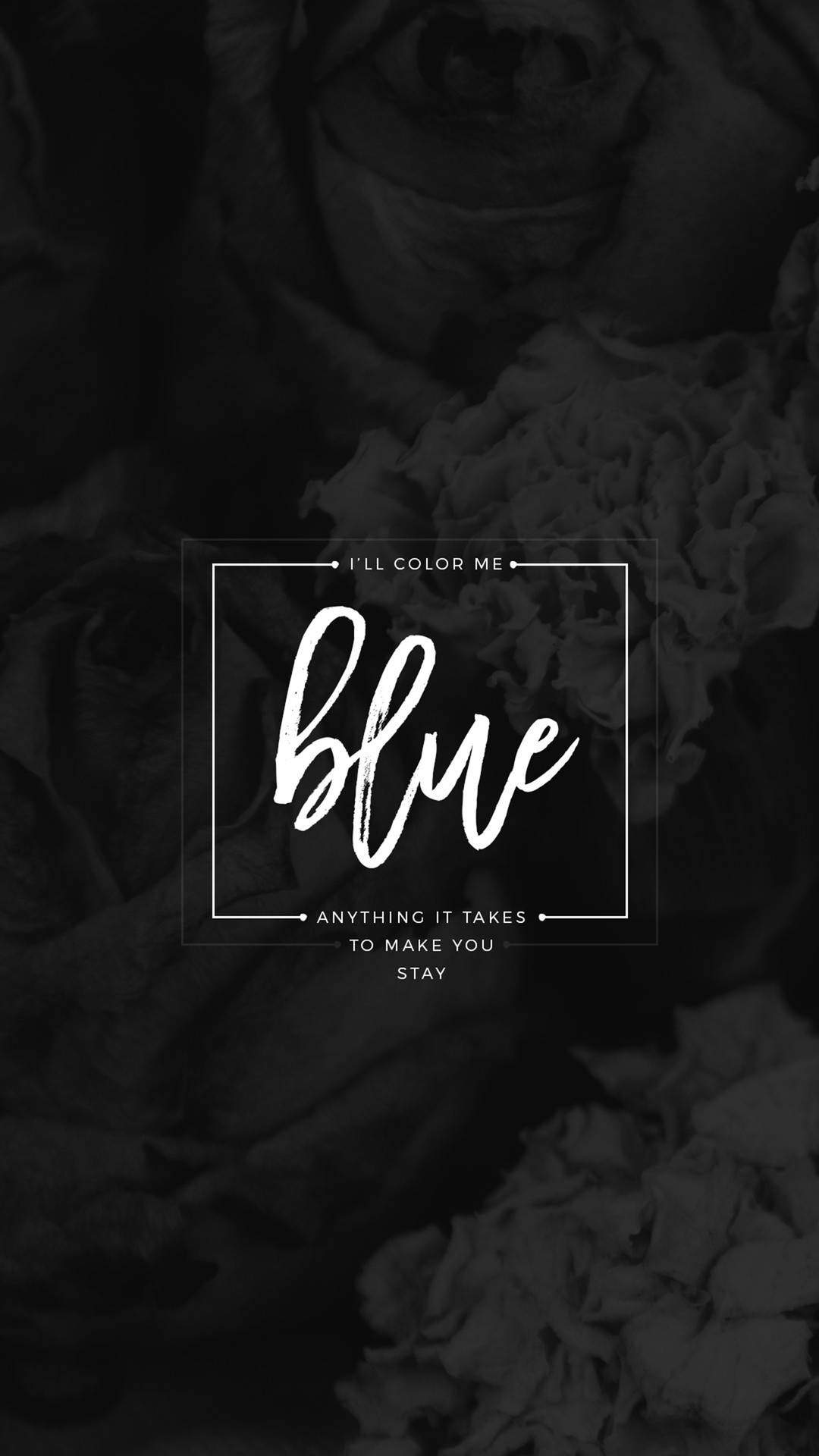 Blue Lyrics Dope Iphone Wallpaper