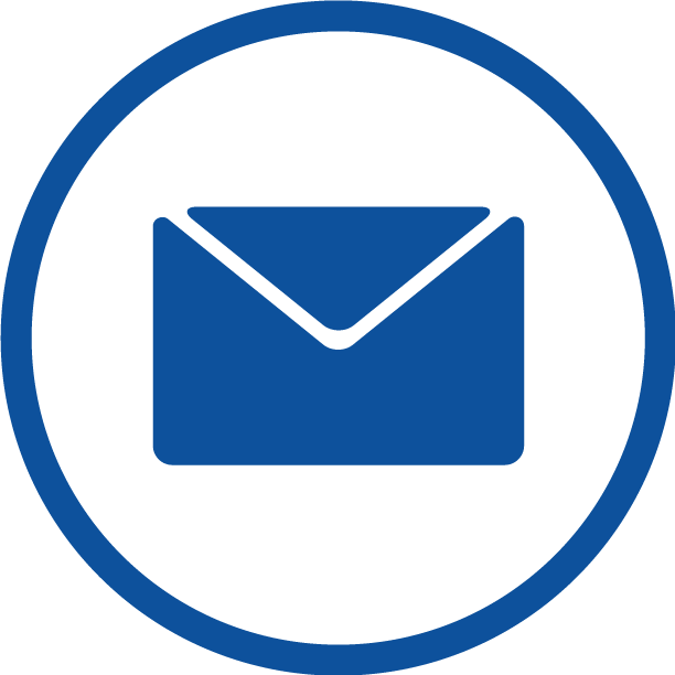 Blue Mail Icon PNG