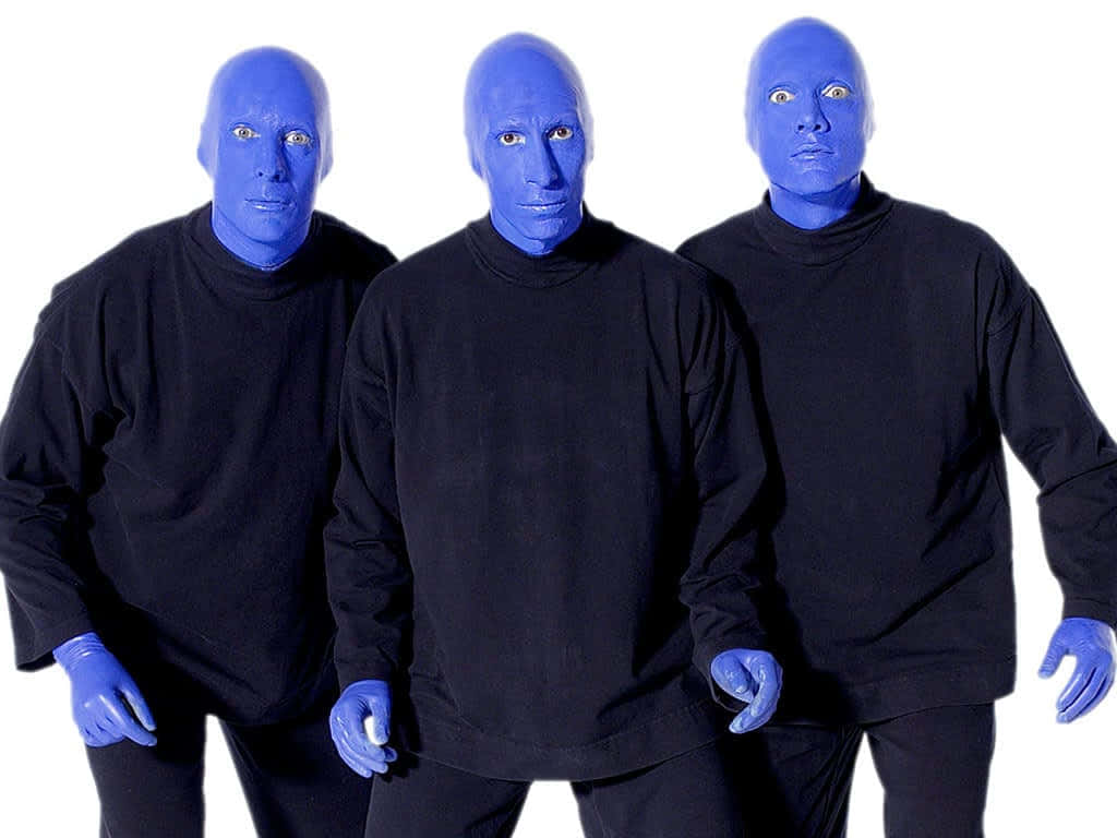 Disfrutade Una Noche Divertida Con Blue Man Group Fondo de pantalla