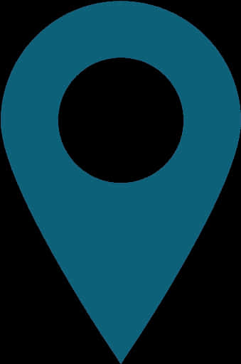 Blue Map Pin Icon PNG