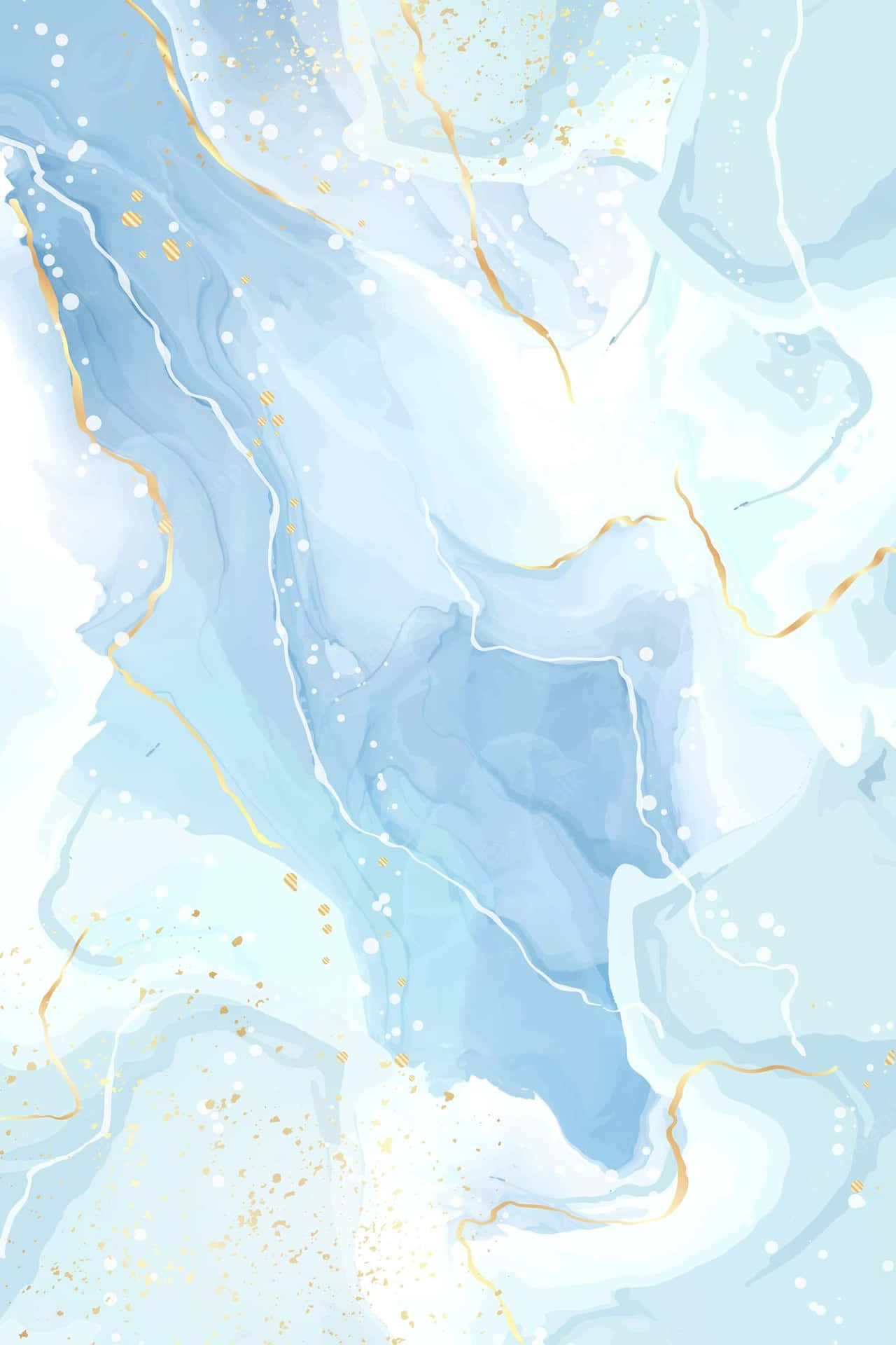 Soft Pastel Blue Marble Background