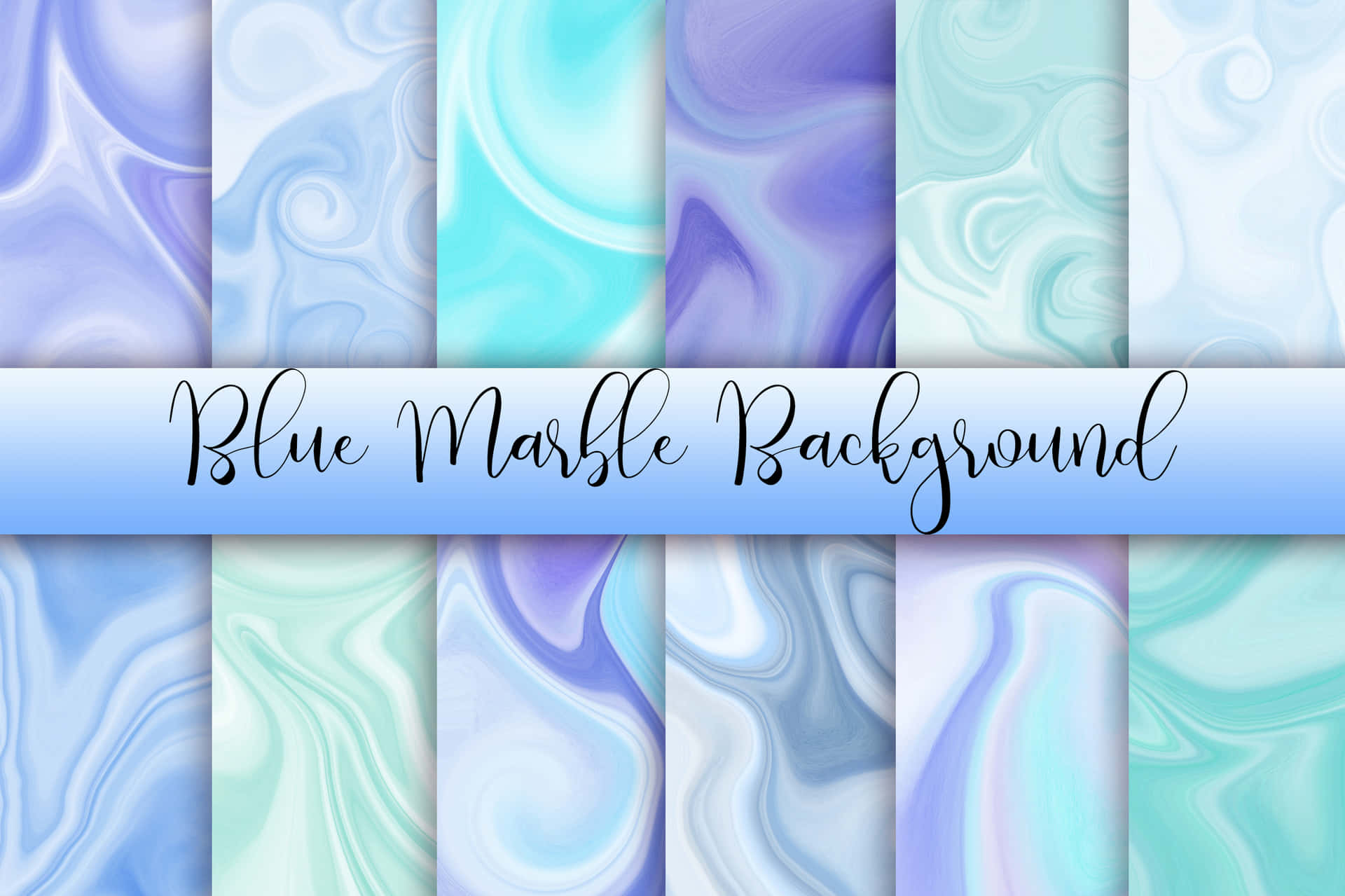 sFlere typer af blå marmorbaggrunde