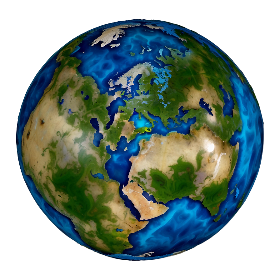 Blue Marble Ball Png 74 PNG