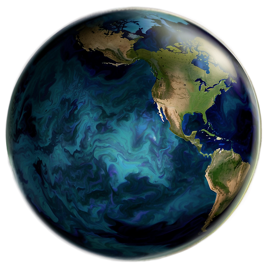 Blue Marble Ball Png Mvg65 PNG