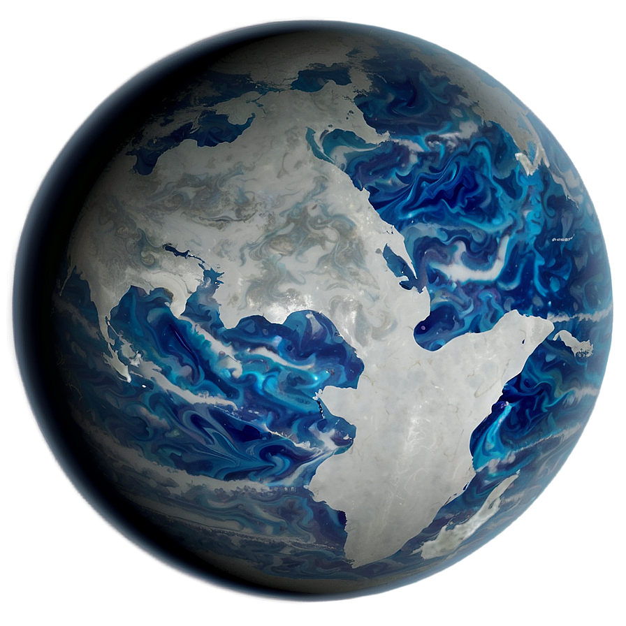 Blue Marble Ball Png Uif PNG