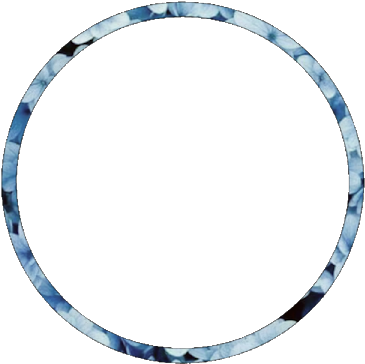 Blue Marble Circle Overlay PNG