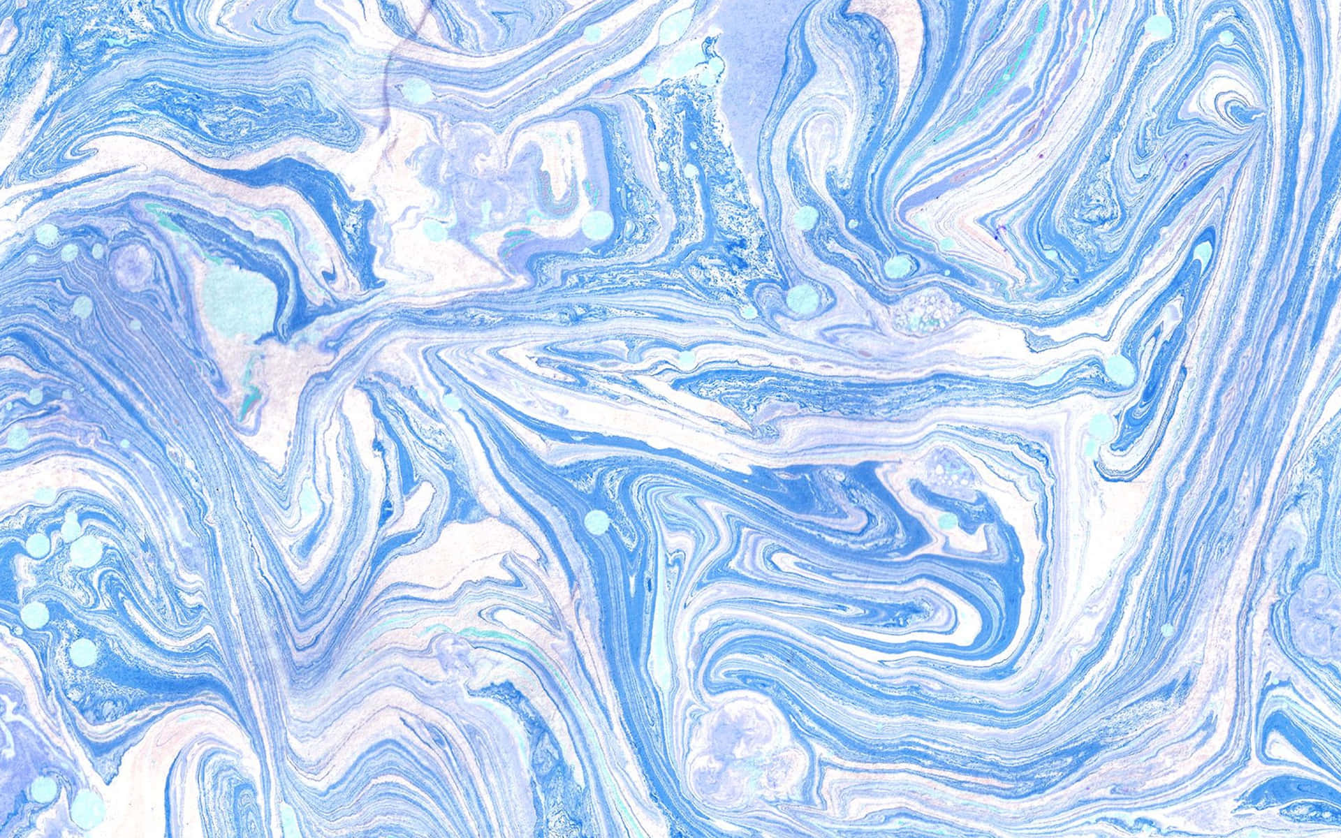 Enblå Och Vit Marmormönster Wallpaper