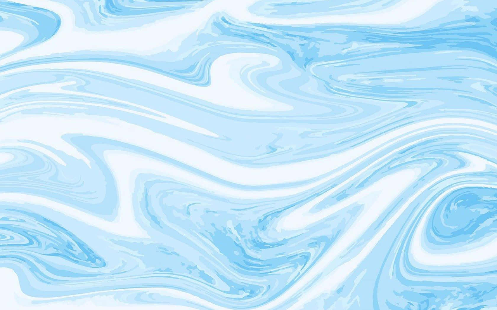 Lysblå Marmor Bærbar Tapet Wallpaper