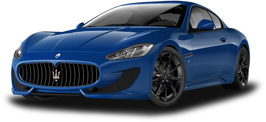 Blue Maserati Gran Turismo Sport Coupe PNG