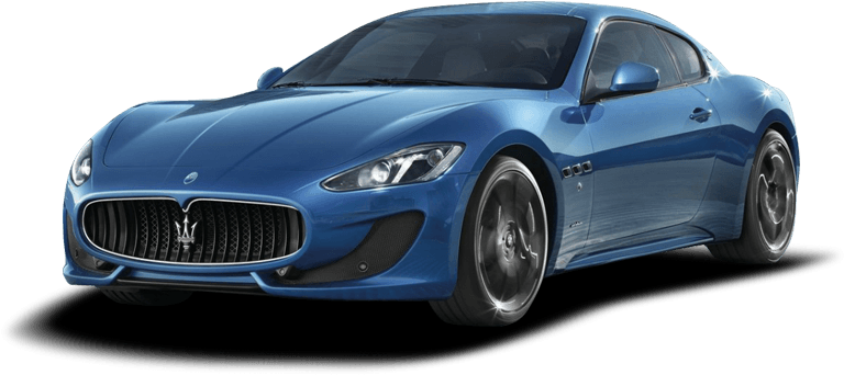 Blue Maserati Gran Turismo Sport Coupe PNG