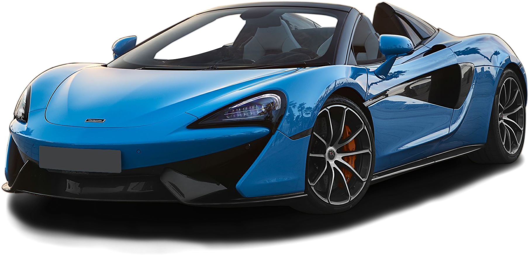 Download Blue Mc Laren Sports Car Isolated | Wallpapers.com