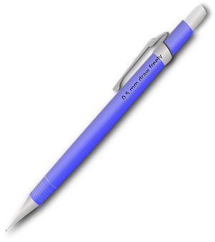 Blue Mechanical Pencil0.5mm PNG