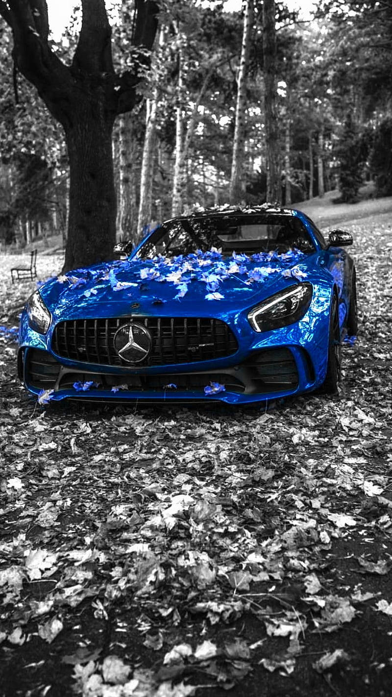 Blue Mercedes Benz Car Amg Gt Wallpaper