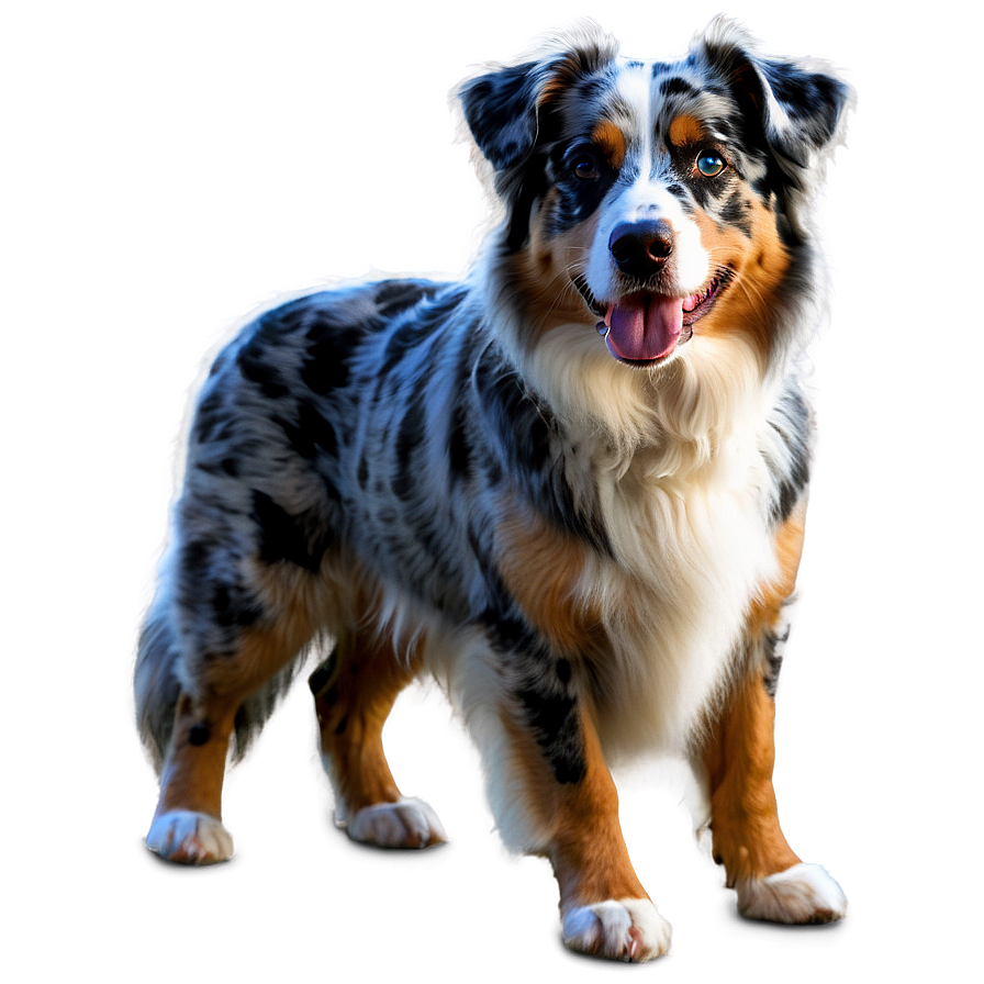 Blue Merle Australian Shepherd Png Vbm76 PNG