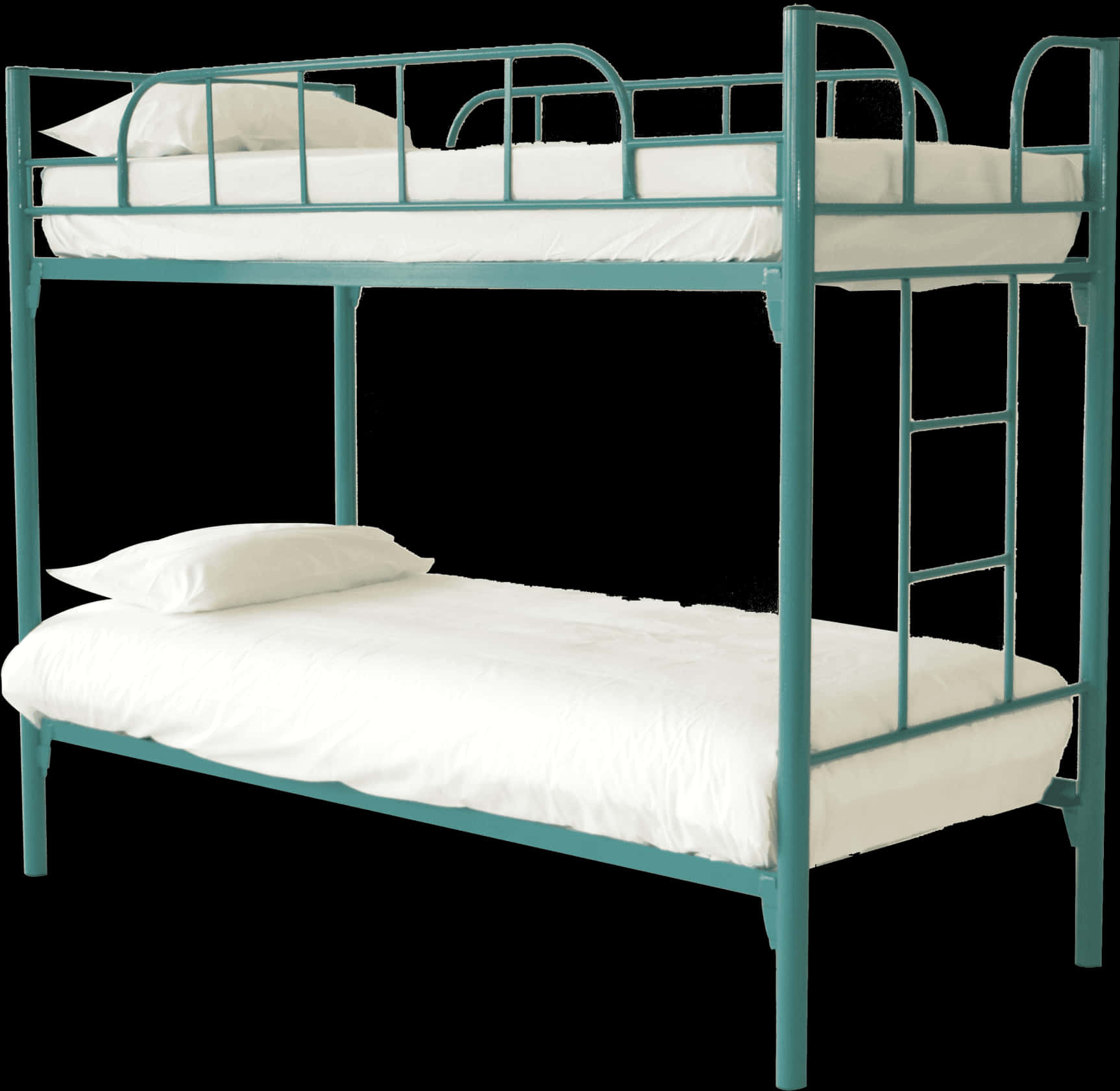 Blue Metal Bunk Bed PNG
