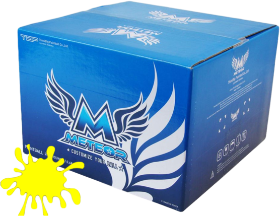 Blue Meteor Paintball Box PNG