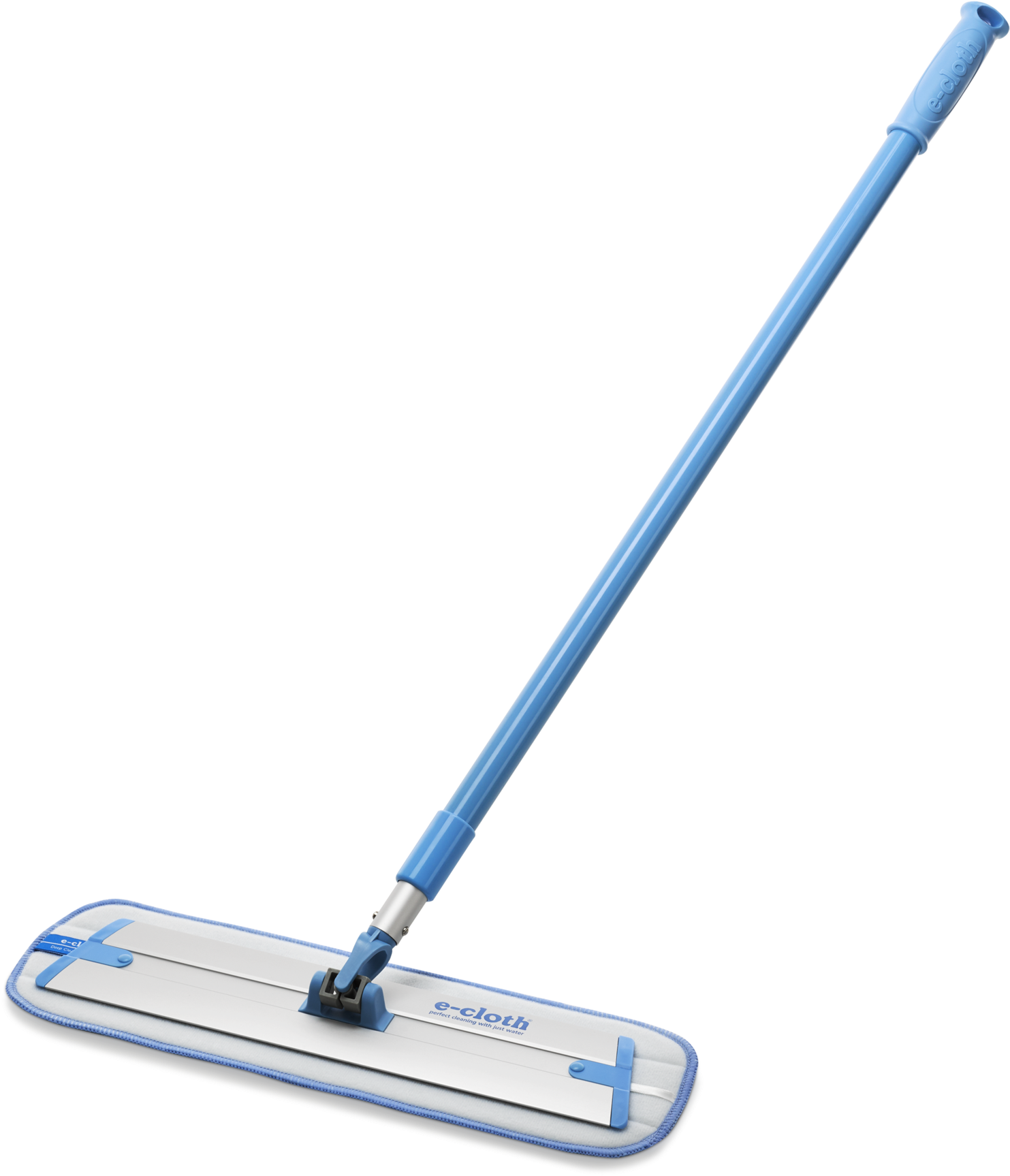 Blue Microfiber Flat Mop PNG