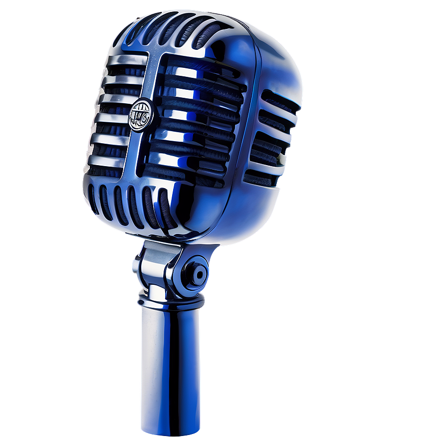 Download Blue Microphone Png Vyr | Wallpapers.com