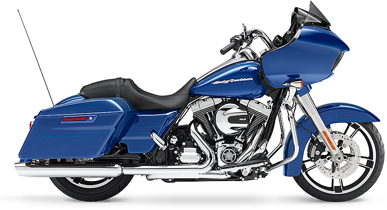 Blue Milwaukee Motorcycle Profile PNG