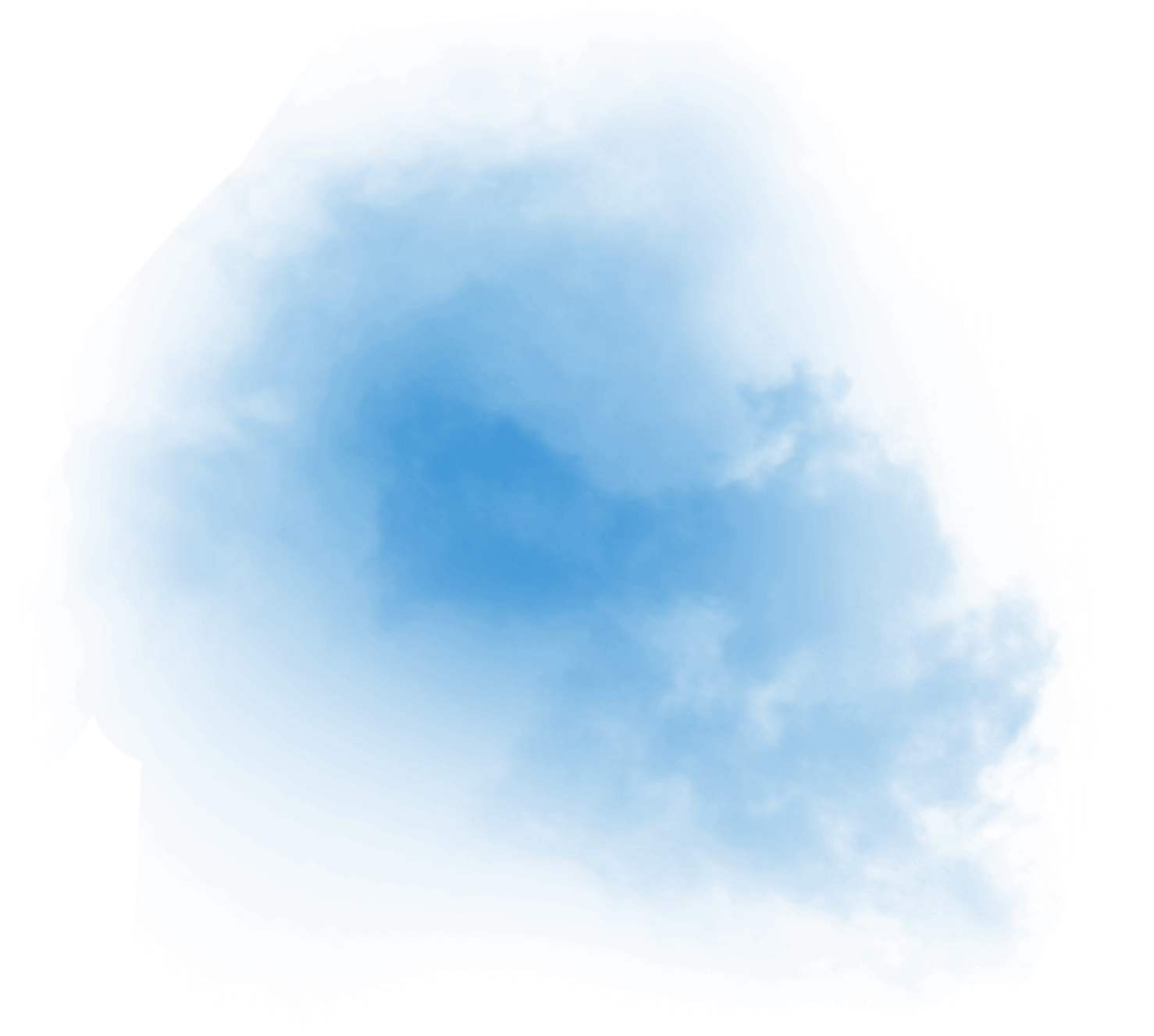Blue Mist Abstract PNG