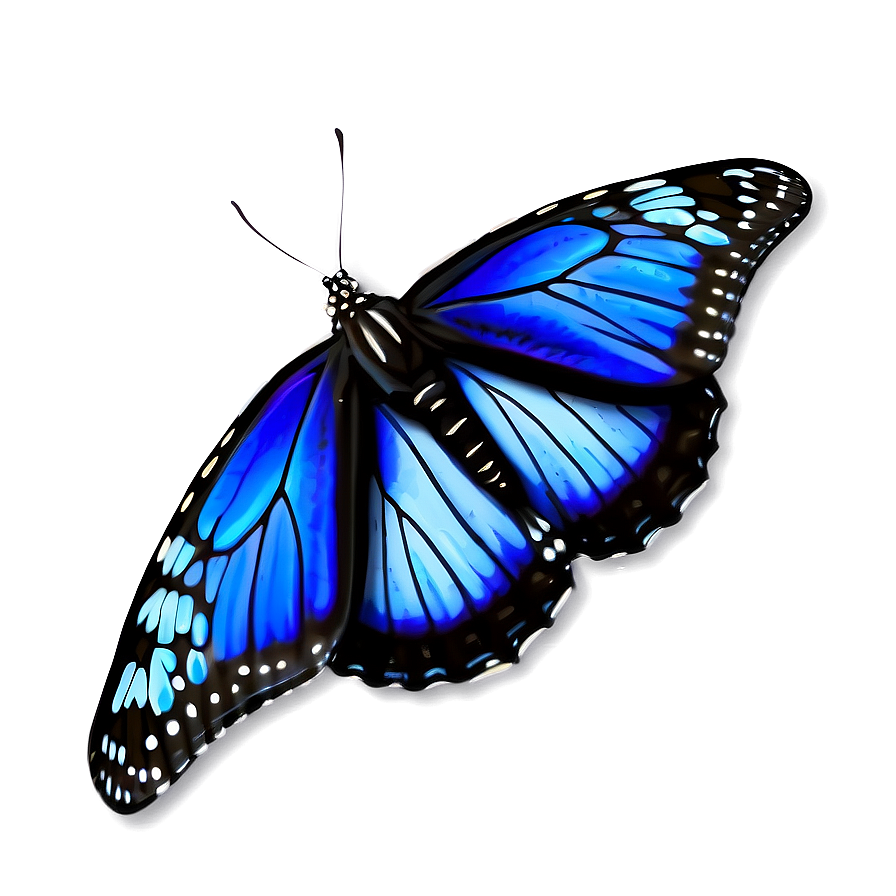 Blue Monarch Butterflies Png 55 PNG