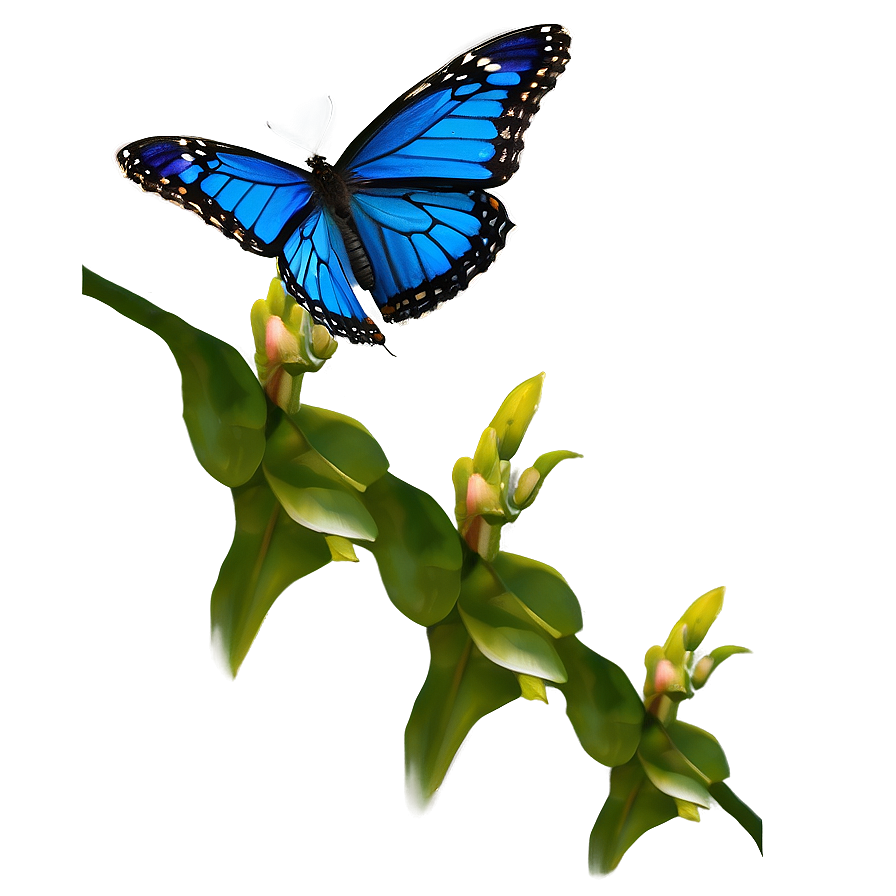 Blue Monarch Butterflies Png Eti PNG