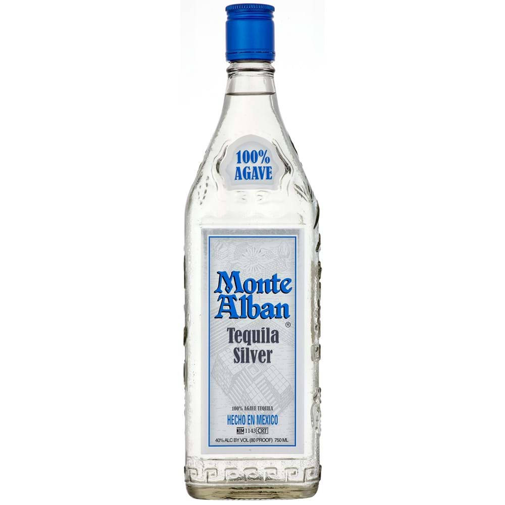 Blå Monte Alban Tequila Sølv 750ML Flaske Digital Tapet Wallpaper