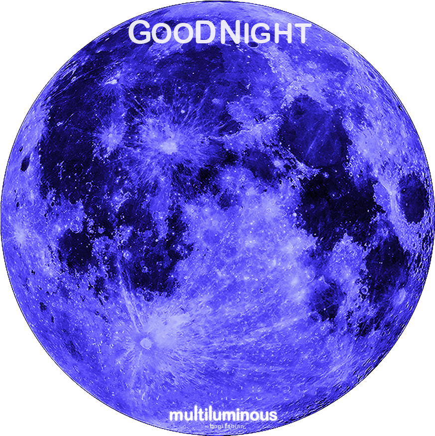 Blue Moon Goodnight Artwork PNG