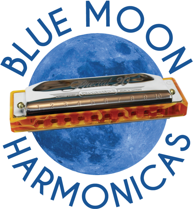 Blue Moon Harmonica PNG