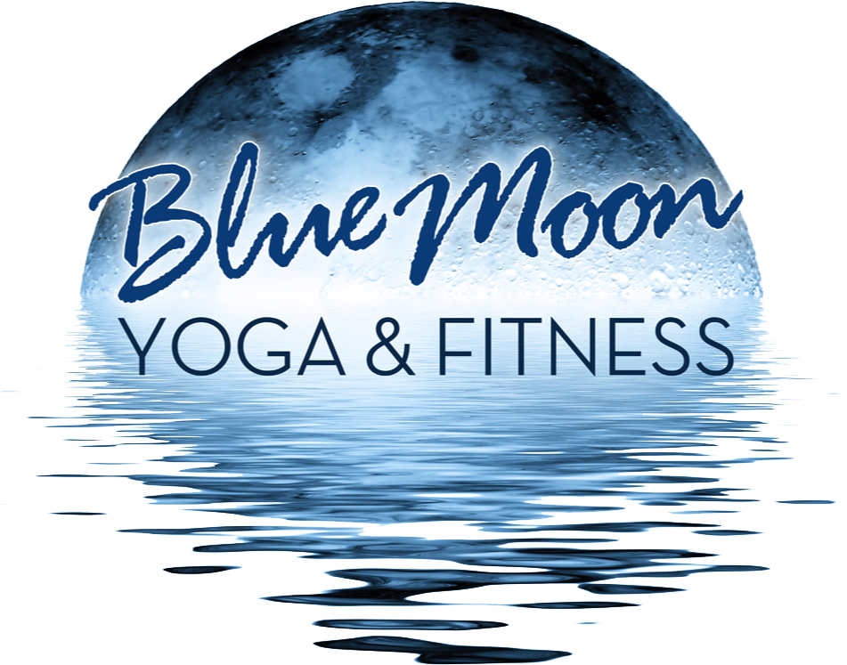 Blue Moon Yoga Fitness Logo PNG