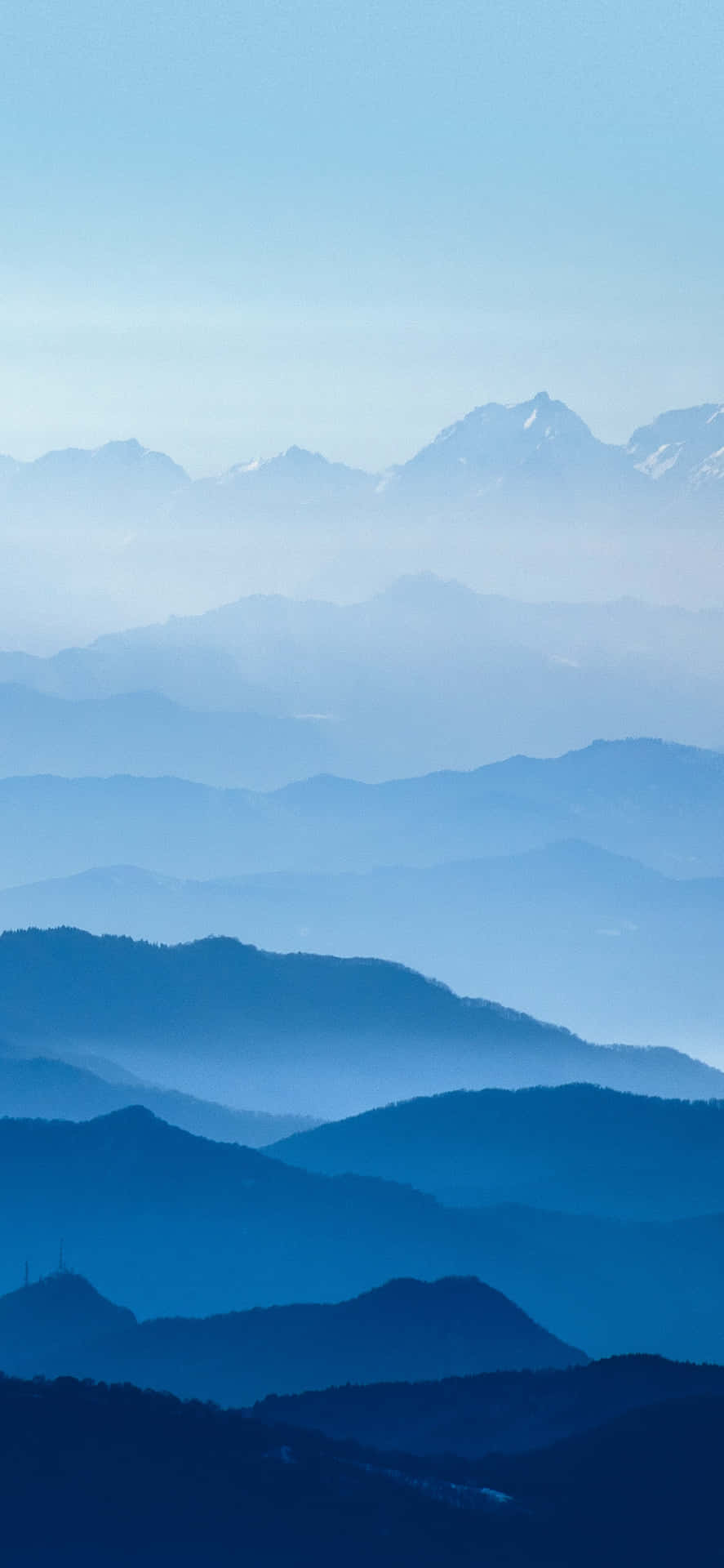 Impresionantesvistas De Las Montañas Azules. Fondo de pantalla