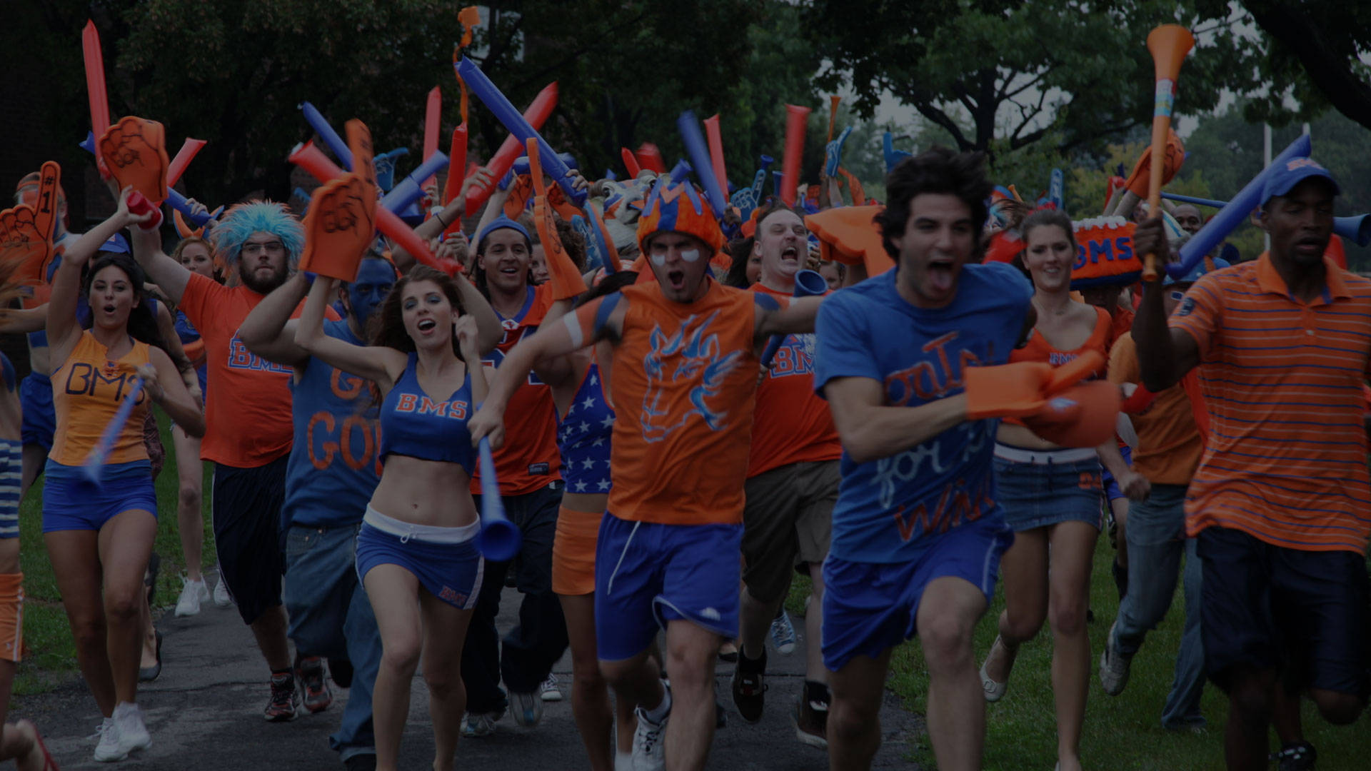 Blue Mountain State Cheering Fans Wallpaper