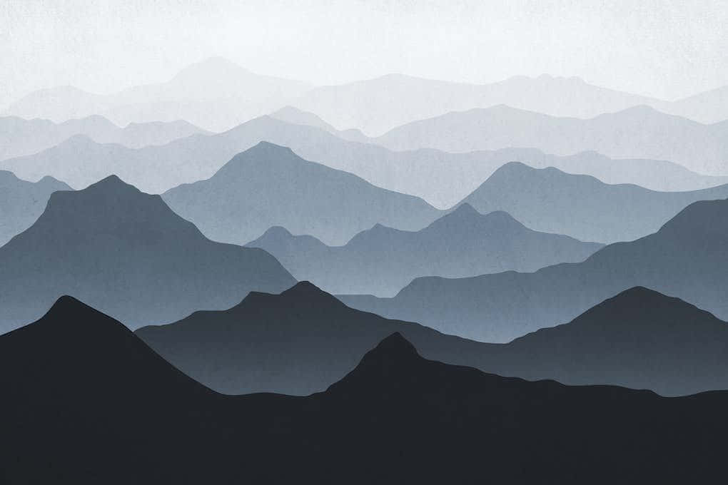 Blue Mountains, Scenic Landscape Wallpaper