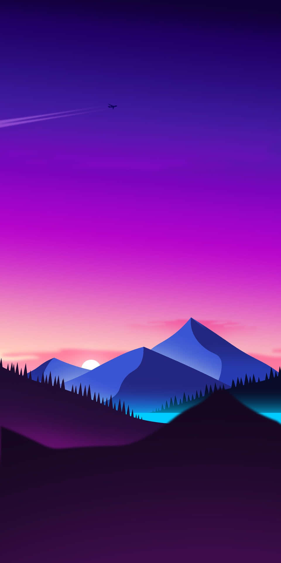 Stunning Blue Mountains Landscape Wallpaper