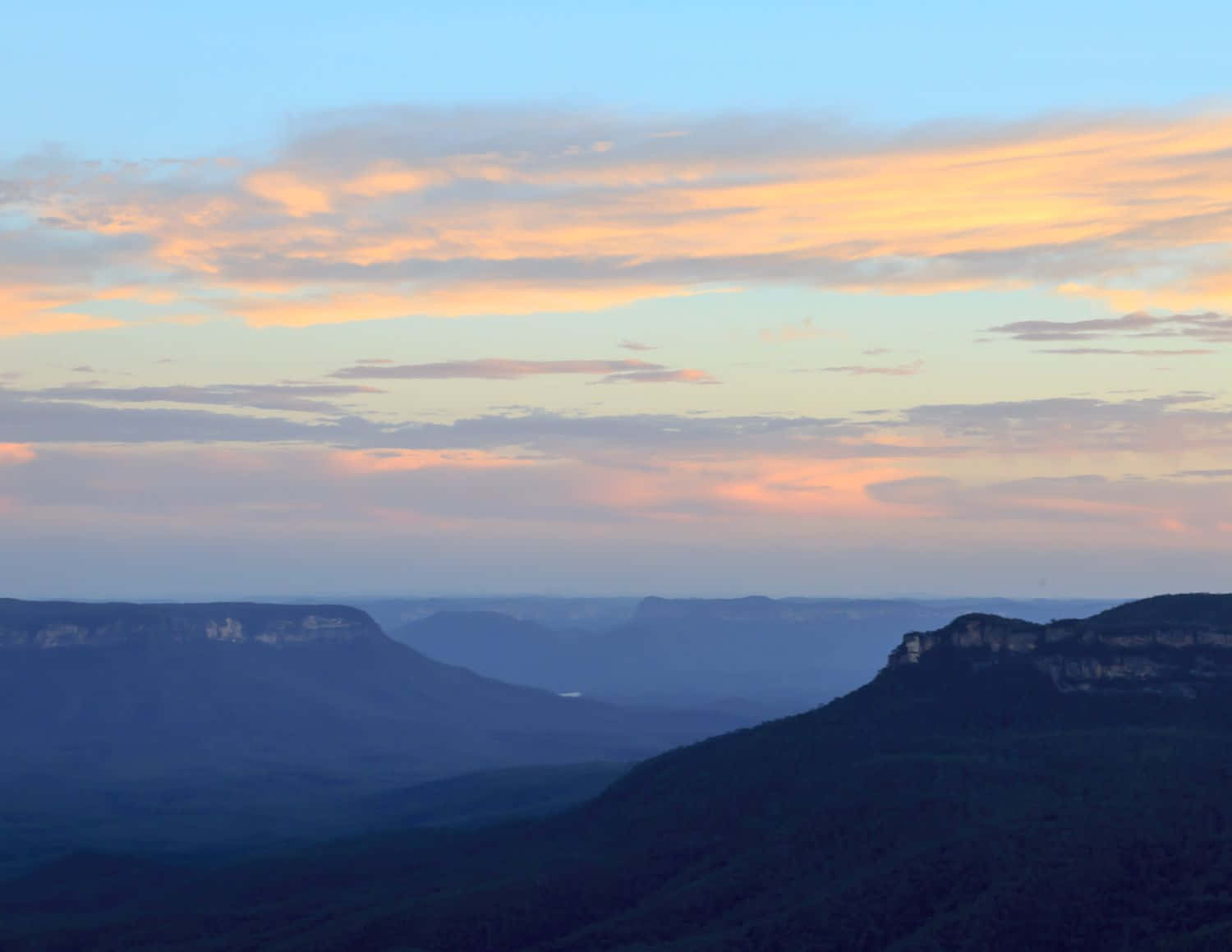 Disfrutala Belleza Del Parque Nacional Blue Mountains Fondo de pantalla