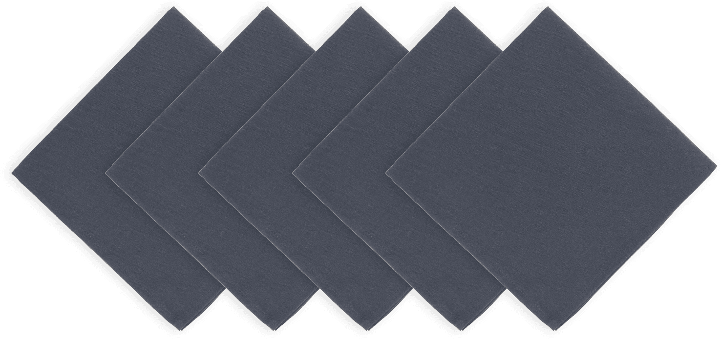 Blue Napkins Fanned Out PNG