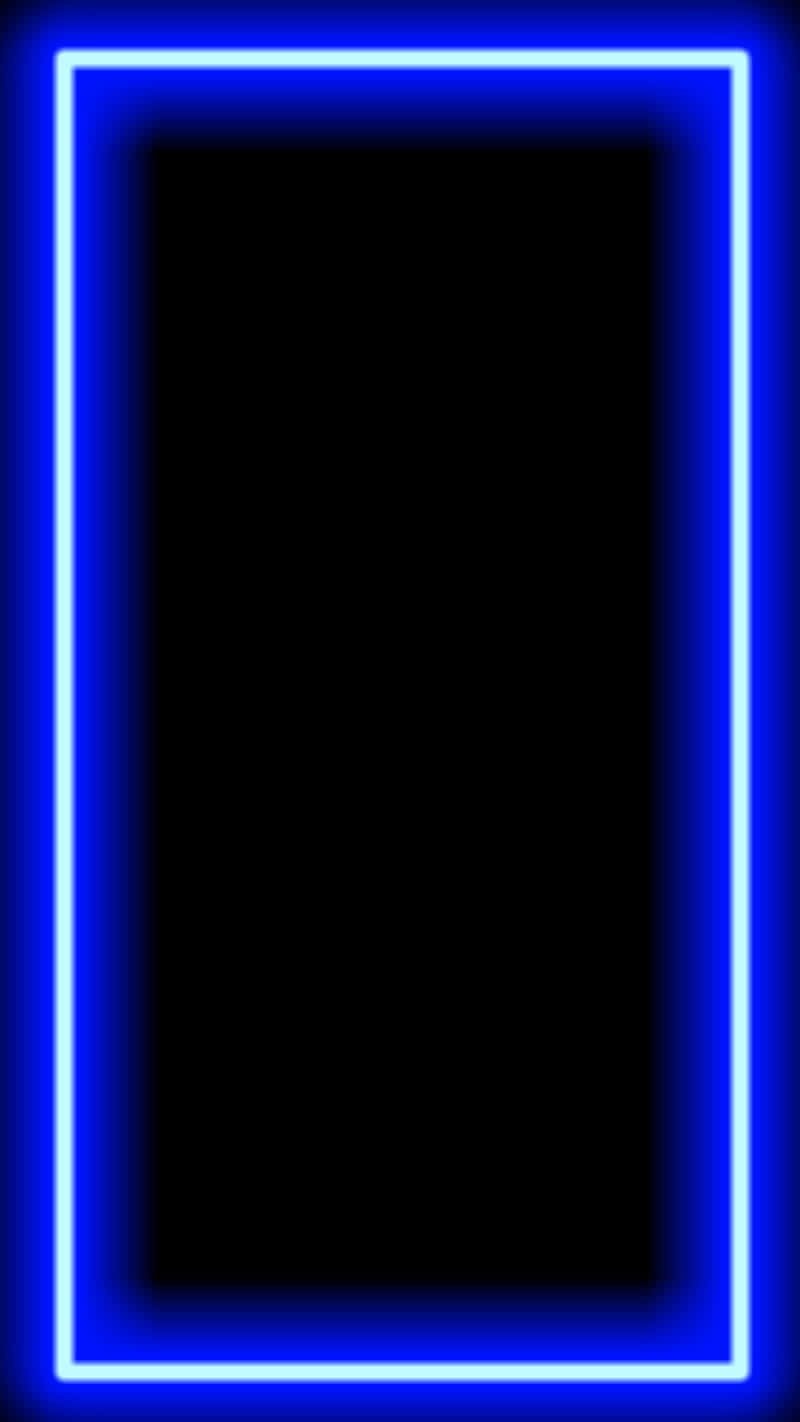 Illuminate Your Screen with a Blue Neon Background