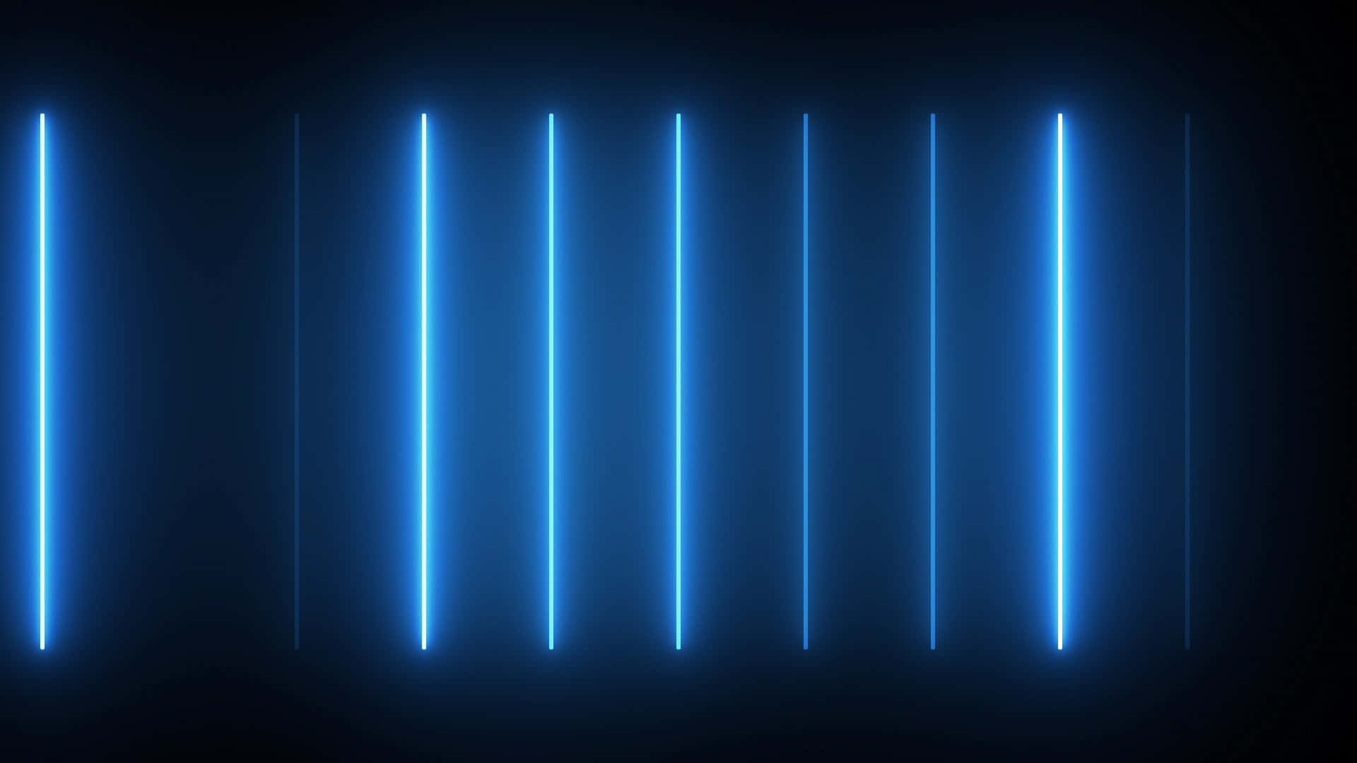 The Perfect Blue Neon Background