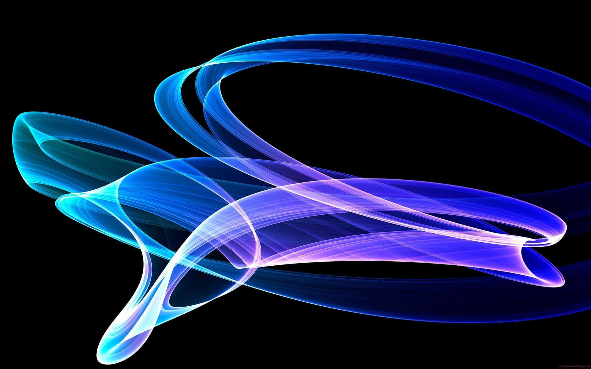neon blue abstract wallpaper