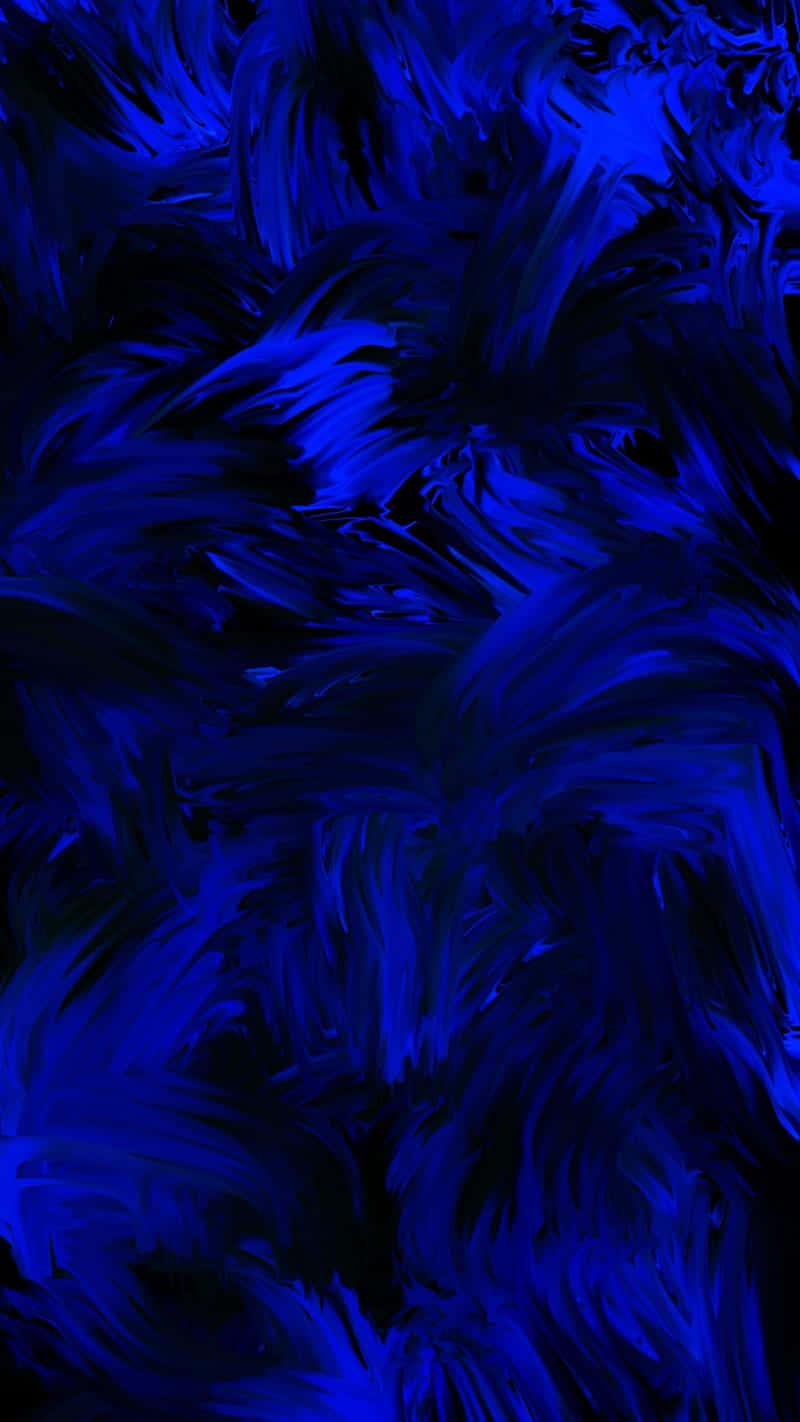 Blue Neon Background - An Illuminated Scene