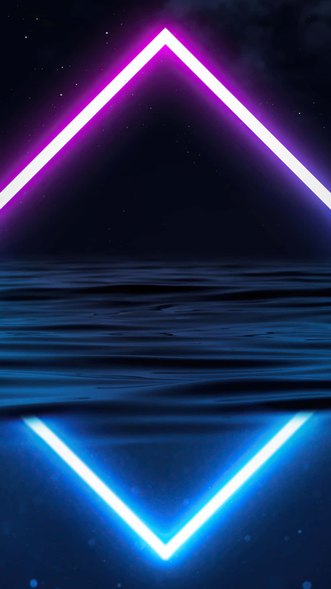 An eye-catching Blue Neon Background