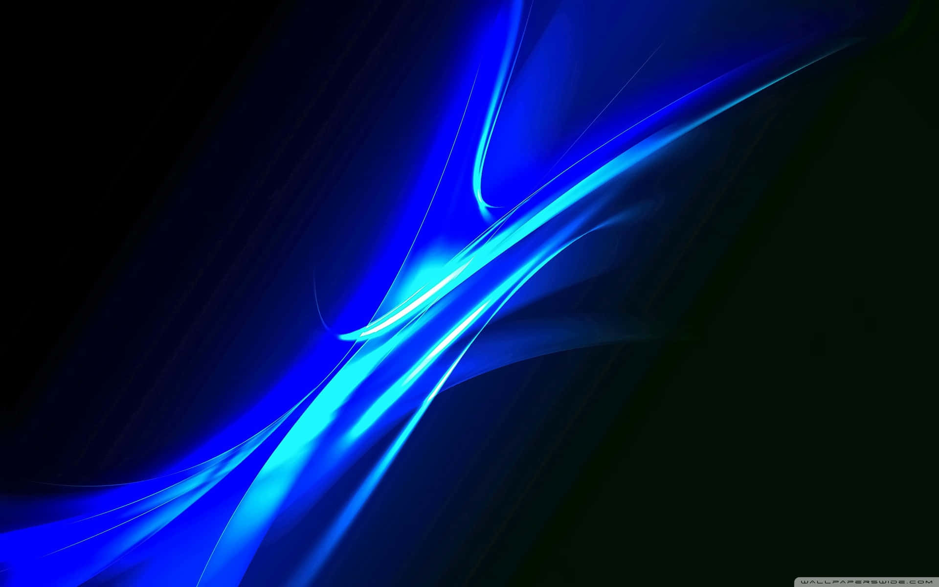 Shine Bright with Blue Neon Lights Wallpaper