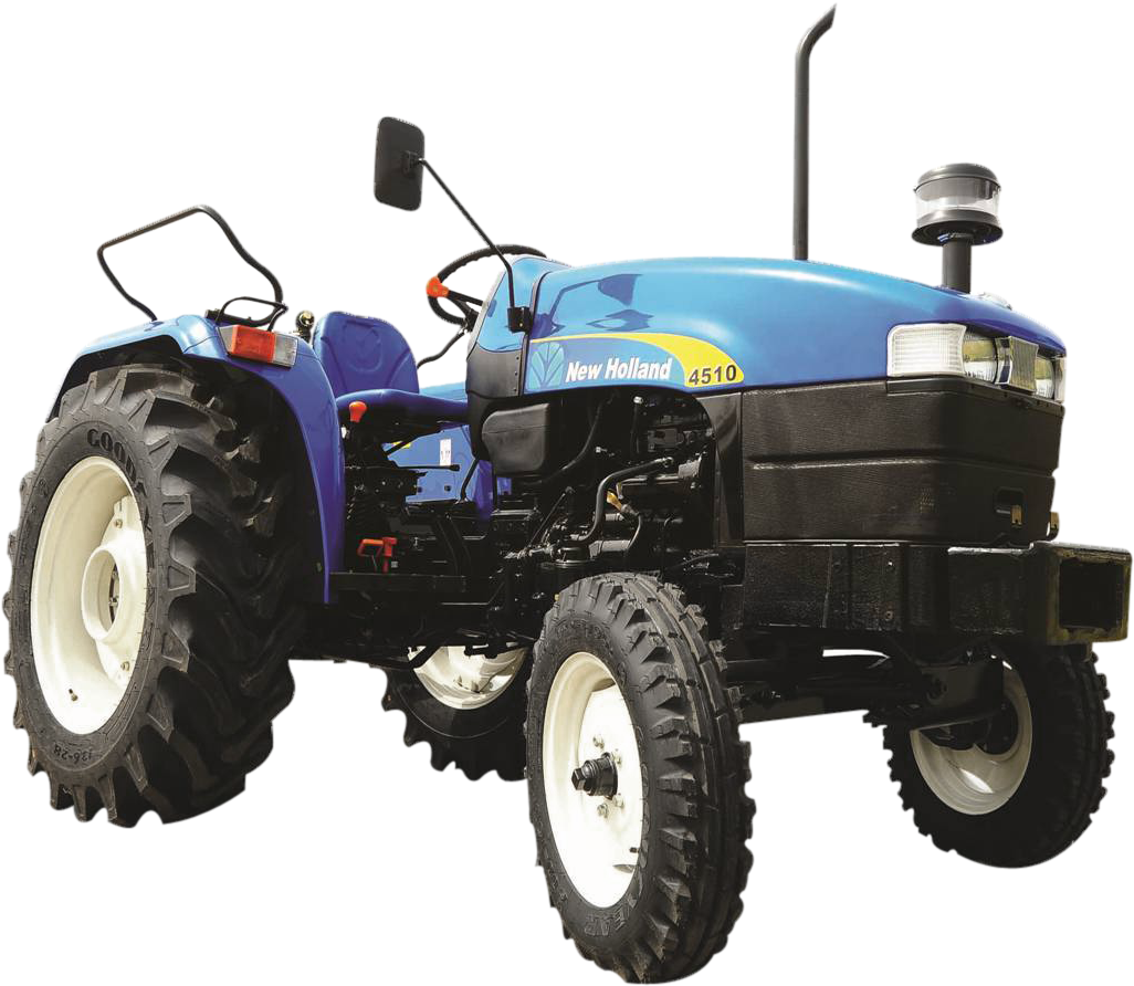 Blue New Holland4510 Tractor PNG